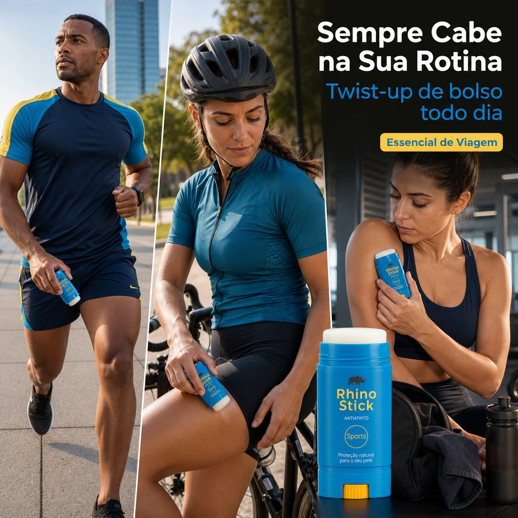Sempre cabe na sua rotina — twist-up de bolso para todo dia